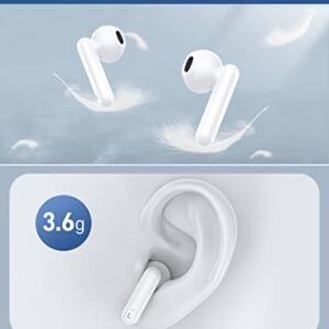 True Wireless Earbud 5.0 Bluetooth Headphones for iPhone 14 Pro Max,Touch Control Premium Stereo Sound Cordless in-Ear Earphones with Microphone Charging Case for iPhone 13 12 11 Samsung S23 Ultra S22