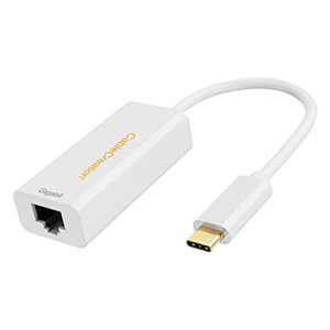 usb c to ethernet adapter,cablecreation usb type-c (thunderbolt 3) to rj45 gigabit ethernet lan network adapter compatible with macbook pro,macbook air,m1/m2,ipad 2022,galaxy s22 ultra