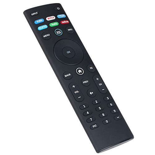 New XRT140 Replacement Remote Control fit for Vizio LED Smart TV V405-H19 V705-H13 V655-H19 V505-H19 OLED55-H1 OLED65-H1 with Shortcut APP Buttons Vudu Netflix Primevideo Xumo Hulu Redbox Watchfree