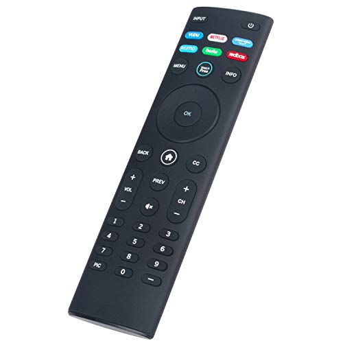 New XRT140 Replacement Remote Control fit for Vizio LED Smart TV V405-H19 V705-H13 V655-H19 V505-H19 OLED55-H1 OLED65-H1 with Shortcut APP Buttons Vudu Netflix Primevideo Xumo Hulu Redbox Watchfree