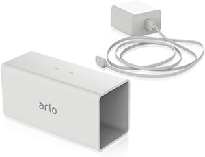 arlo pro charging station – arlo certified accessory – 8 ft, works with arlo pro, pro 2, and go 1 cameras only – vma4400c