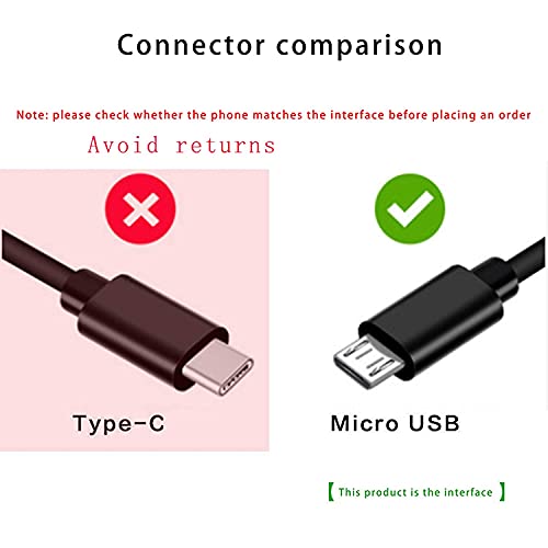 WZHENB Micro USB Keyboard Charger Charging Cable Cord Compatible for Keyboard Cover, Rii, Fintie, logitech K800 Y-R0011, Corsair K57 K63 K83 & More Micro USB Wireless Keyboards