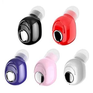 bluetooth 5.0 wireless earbuds, mini invisible single ear bluetooth headset in-ear waterproof headphones for sport running for android ios