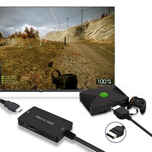 Sheiaier Original Xbox to HDMI Converter with HDMI Cable, HDMI Adapter Video Audio Converter Adapter for Original Xbox