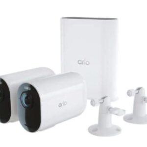 Arlo Ultra 2 XL Wire-Free Spotlight Camera – 2 Camera Security Bundle - 720p, VMS5242 (Renewed)