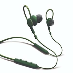 Brookstone FLEXVIBE Wrap-Around Neckband Sports Earbuds Green