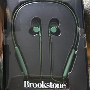 Brookstone FLEXVIBE Wrap-Around Neckband Sports Earbuds Green