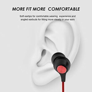 Tecno Wired Earbuds with Microphone for Computer, Earphones Wired with Mic Volume Control，Powerful Bass, High Fidelity, Earphones Compatible with iPhone with 3.5mm Jack-P1