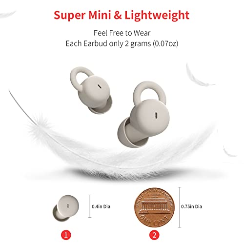 Wireless Sleep Earphones for Side Sleeper & Sports with Earbuds Cleaning Pen