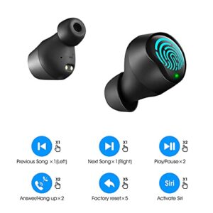 2 Items, 1 Black Blue Zihnic Foldable Wireless Headset Bundle with 1 Black zihnic S01 Wireless Earbuds