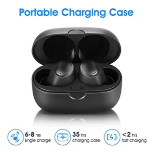 2 Items, 1 Black Blue Zihnic Foldable Wireless Headset Bundle with 1 Black zihnic S01 Wireless Earbuds