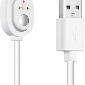 16ft/4.8m Weatherproof Outdoor Charging Cable with Quick Charge Adapter Compatible with Arlo Ultra/Ultra 2/Pro 3/Pro 4 (2 Pack, White) (NOT Compatible with Arlo Essential Spotlight)