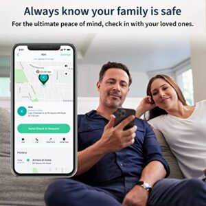 Arlo Safe Family Bundle - 1-Year Safe Family Plan & 2 Safe Button Accessories - Safety Keychain for Women, Elderly Assistance Products, College Essentials, Tracking Device for Kids, Personal Safety