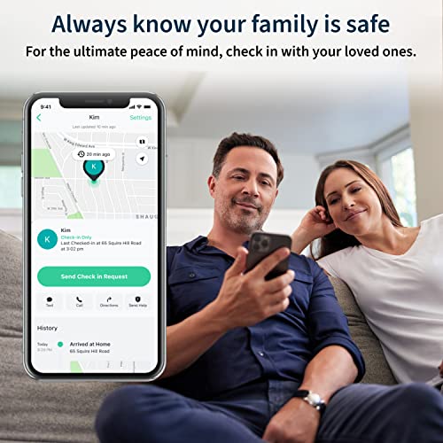 Arlo Safe Family Bundle - 1-Year Safe Family Plan & 2 Safe Button Accessories - Safety Keychain for Women, Elderly Assistance Products, College Essentials, Tracking Device for Kids, Personal Safety