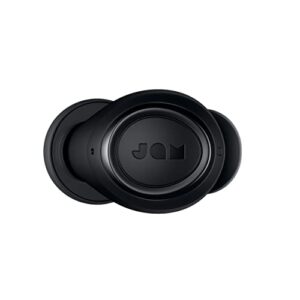 jam live free wireless earbuds, rechargeable – black