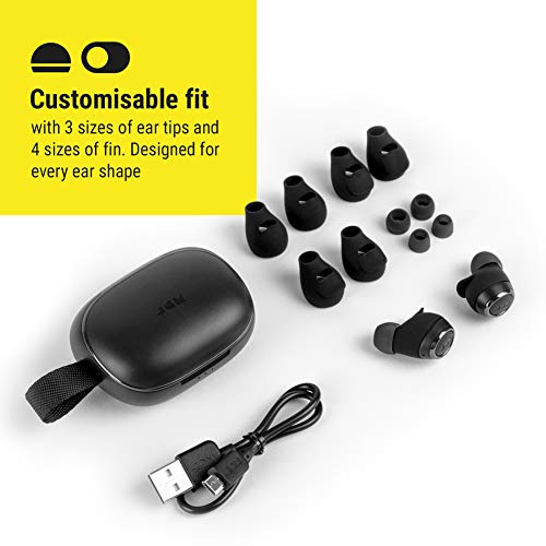 Jam Live Free Wireless Earbuds, Rechargeable - Black