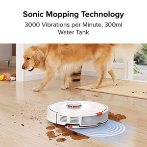 roborock S7+ Robot Vacuum and Sonic Mop with Self-Empty Dock, Stores up to 60-Days of Dust, Auto Lifting Mop, Ultrasonic Carpet Detection, 2500Pa Suction