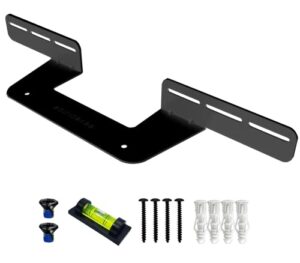 soundbar mount for sonos beam compatible with generation 1 & 2 sonos beam sound bar includes all necessary mounting hardware, mounts bracket, black