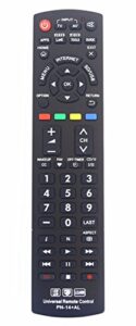 nettech universal remote control compatible replacement for all panasonic tv/viera link/hdtv/ 3d/ lcd/led – 1 year warranty