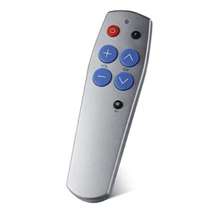 Universal Big Button Easy Simple TV Remote Control for Elderly Senior, Learning Remote Control Only for IR Remote Control