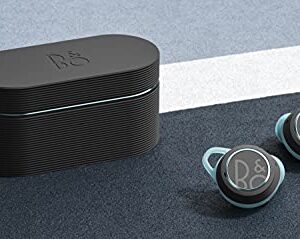 Bang & Olufsen Beoplay E8 Sport True Wireless In-Ear Bluetooth Earphones with Customizable Comfort Fit, Microphones and Touch Control, Wireless Charging Case, 28H Playtime, IP57 Dustproof & Waterproof