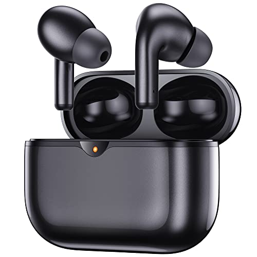 leuxe SOUCON ORYTO Wireless Earbuds 35Hrs Playtime TWS Bluetooth 5.0 Headphones Hi-Fi Stereo Sound in-Ear Earphones Touch Control Headset with Charging Case & Built-in Mic for Call Music, Black