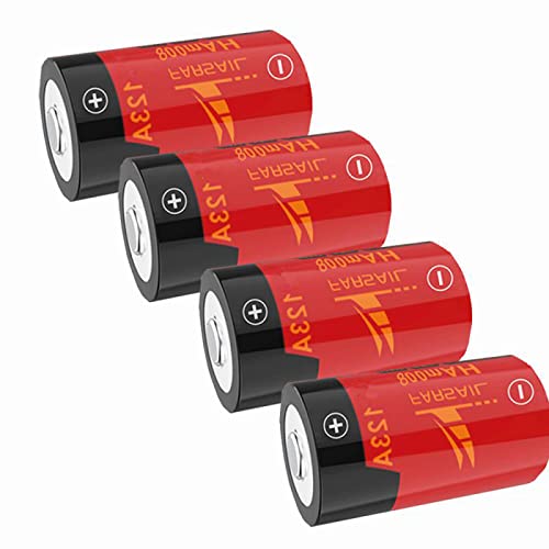 Arlo Batteries Rechargeable 123A, FARSAIL 12-Pack 800mAH ICR17335 NiMH Batteries and LCD Display CR123A Charger for Arlo VMC3030 VMK3200 VMS3130 3230C 3430 3530 Cameras, August Pro WiFi, Flashlight