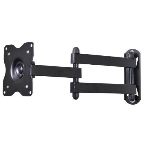 VideoSecu TV Wall Mount Monitor Bracket with Full Motion Articulating Tilt Arm 15" Extension for Most 27" 30" 32" 35" 37" 39" 40" LCD LED TVs with VESA 200x200 ML14B WS2