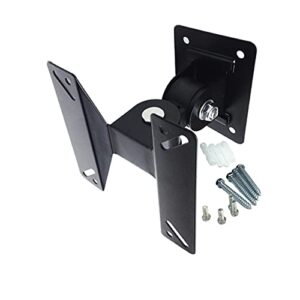 gallenjm motion tv monitor wall mount bracket, swivel and tilt tv mounts for 14″-24″ flat tvs , monitors with vesa 100×100 mm and 75x75mm up to 35lbs