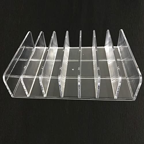 Clear Acrylic CD DVD Holder CD Storage Box CD Display Rack CD Stand - Holds up to 14 Standard CD Cases for Media Shelf Storage and Organization