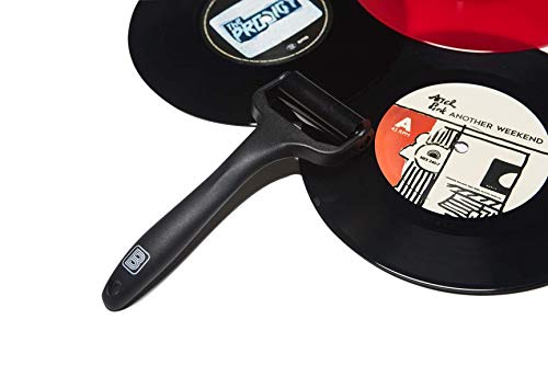 Big Fudge Record Pal, Vinyl Roller Cleaner. Black Vinyl Record Cleaner in Gift Pack. Silicone Lint Roller for LP Records, Anti-Static Record Duster.