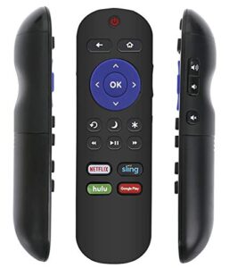 replacement remote for insignia roku tv ns-39dr510na17 ns-32dr310na17 ns-24dr220na18 ns-65dr620na18 ns-32dr420na16 ns-32dr420na16a ns-32dr420na16b ns-40dr420na16 ns-40dr420na16b