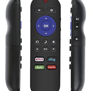 Replacement Remote for Insignia Roku TV NS-39DR510NA17 NS-32DR310NA17 NS-24DR220NA18 NS-65DR620NA18 NS-32DR420NA16 NS-32DR420NA16A NS-32DR420NA16B NS-40DR420NA16 NS-40DR420NA16B