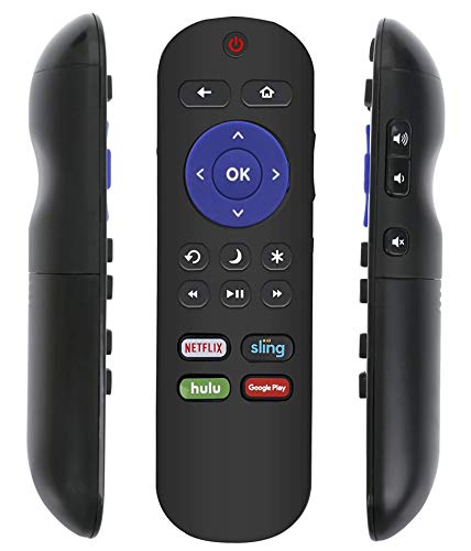 Replacement Remote for Insignia Roku TV NS-39DR510NA17 NS-32DR310NA17 NS-24DR220NA18 NS-65DR620NA18 NS-32DR420NA16 NS-32DR420NA16A NS-32DR420NA16B NS-40DR420NA16 NS-40DR420NA16B