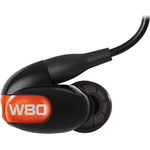 westone w80 eight-driver true-fit earphones with alo audio and high-resolution bluetooth cables gen 2, black (wst-w80-2019)