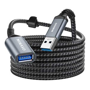 usb 3.0 extension cable 10ft, nimaso type a male to female cord extender