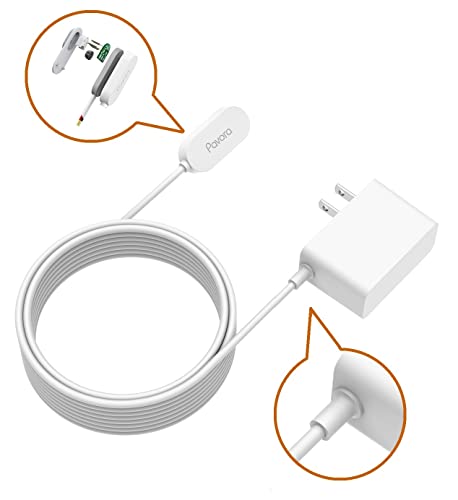 Arlo Ultra/Ultra 2/Arlo Pro 3/Pro 4/Arlo Go 2 Power Cable with Adapter, 15ft/4.6M Magnetic Charging Cable Weatherproof Indoor Cable Compatible Arlo Ultra/Arlo Ultra 2 and Arlo Pro 3/Pro 4 (2)