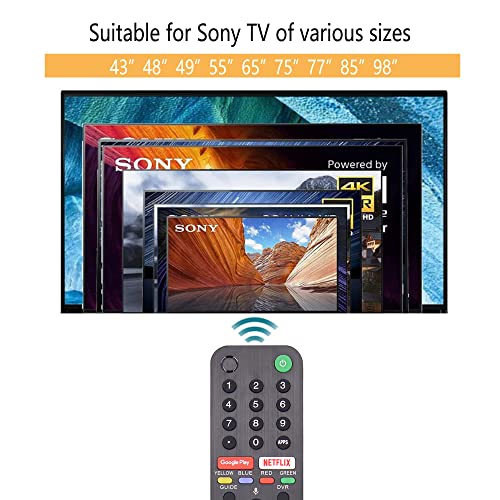 RMF-TX500U Replacement Voice Remote Control for All Sony TV Replacement Remote for All Sony LCD LED TV and Bravia XR 4/8K HDR Array LED TV with Voice Search