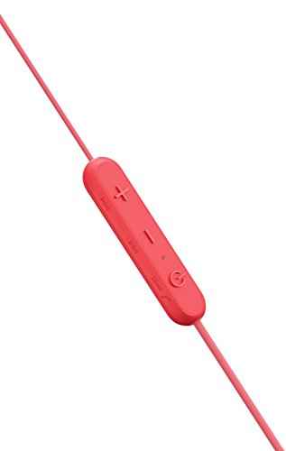 Sony WI-C300 Wireless In-Ear Headphones, Red (WIC300/R))