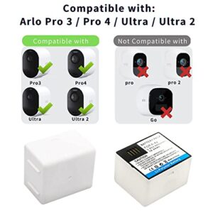 NBZZ Rechargeable Battery for Arlo Pro 3 Pro 4 Ultra Ultra 2 Replacement Camera Battery Accessories, VMC4040 VMC4040P VMC5040 VMS4240P VMS4340P VMS4440P VMS4640P VMC4350B VMC4050P-100NAS