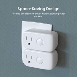 BroadLink Smart Plug (NoAPP Version), Mini Wi-Fi Timer Smart Outlet Socket Works with Alexa/Google Home/IFTTT, No Hub Required, Remote Control Anywhere