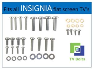 tv mounting screws and washers – fits any insignia tv
