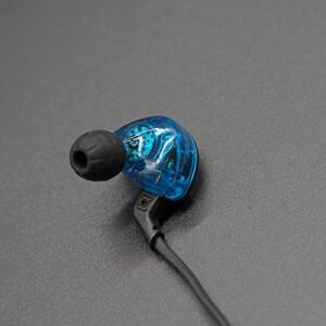 FAAEAL Earphones FMS Armature Dual Driver in-Ear Wired Headphones Detachable HiFi 1DD 1BA Bass Audio Monitors Noise Isolating Music Sports Earbuds Headset