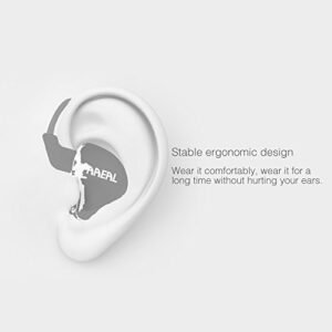FAAEAL Earphones FMS Armature Dual Driver in-Ear Wired Headphones Detachable HiFi 1DD 1BA Bass Audio Monitors Noise Isolating Music Sports Earbuds Headset