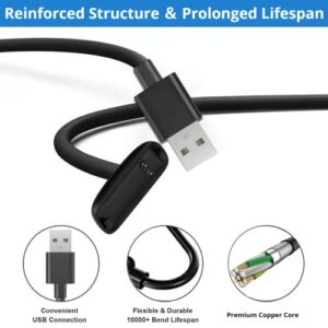 YANZHI [2-Pack, 3.3ft] Charger for Fitbit Inspire 3, Replacement Inspire 3 Charging Cable (The Same as Official Style)