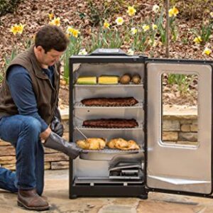 Masterbuilt MB20074719 Bluetooth Digital Electric Smoker, 40 inch, Stainless Steel