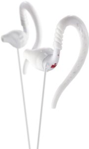yurbuds ironman focus behind the ear performance earloop fit sport earphones, white