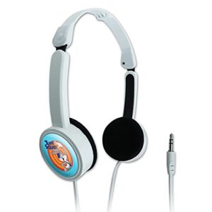 graphics & more space jam: a new legacy bugs bunny novelty travel portable on-ear foldable headphones