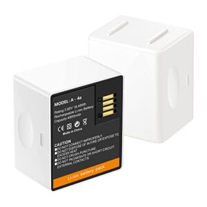 hsx 2-pack 4800mah rechargeable battery compatible with arlo ultra, ultra 2, arlo pro 3 and pro 4 cameras[3.85v/18.48wh/4800mah]