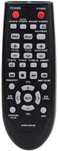 remote control compatible with samsung hw-d350/zf hw-d450/xu hw-d550 hw-e350 hw-e450/zazz01 hw-f355/za hw-f551 hw-h550 home theater sound bar system